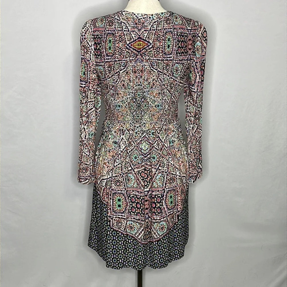 Maeve Tiled Amethyst Smocked Dress - Size Small - Picture 4 of 7